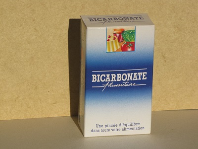 Paquet de bicarbonate de soude.