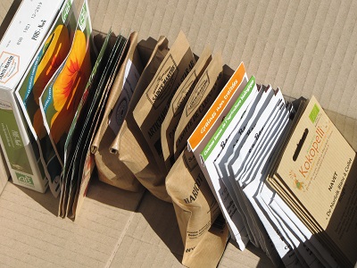 Sachets de semences.