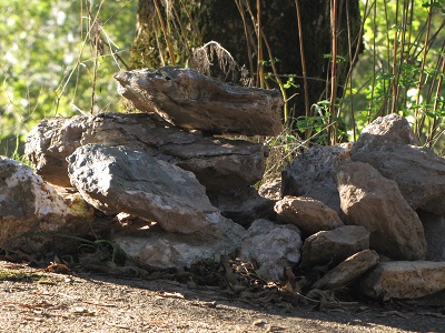Tas de pierres.