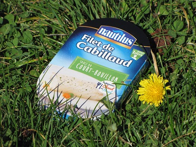 Boîte de filet de cabillaud.