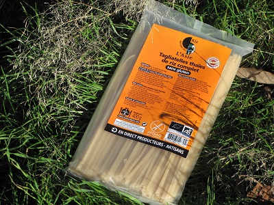 Paquet de pâtes de riz.