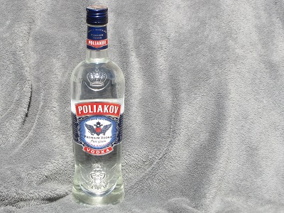 Bouteille de vodka.