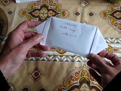 Enveloppe pour conserver des graines.